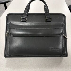 Targus leather laptop case / briefcase